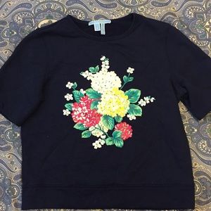 Draper James floral sweatshirt